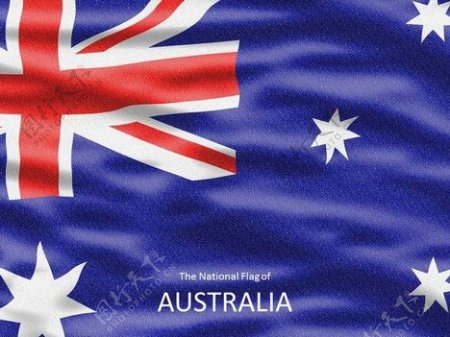澳大利亚国旗模板