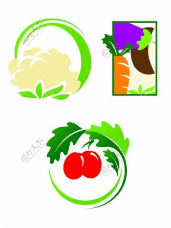 果蔬超市标志图片