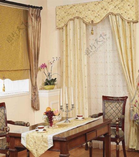 家居生活窗帘床上用品室内豪华舒适休闲时尚经典家具墙纸花纹沙发配饰装潢