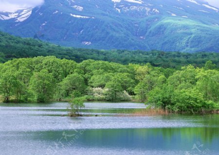 高清唯美山川流水蓝天碧水