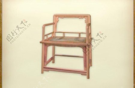 中国古典家具椅子0033D模型