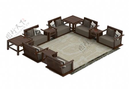 家具沙发模型