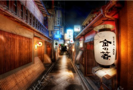 日本街道小巷图片