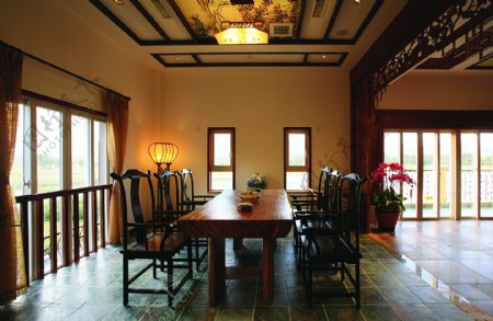 中式风格会客厅图片