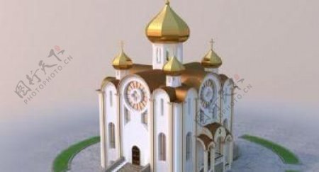 清真寺3D模型