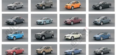 十六款精美汽车模型素材图片