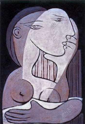 1932Bustedefemme西班牙画家巴勃罗毕加索抽象油画人物人体油画装饰画