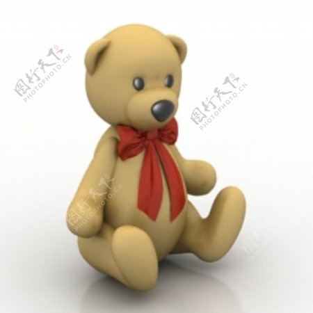 泰迪熊3D模型