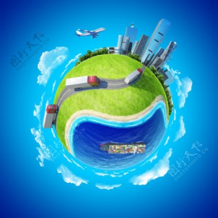 环保低碳绿色地球图片