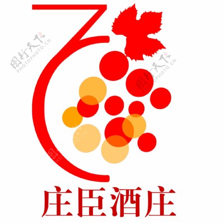 葡萄形状logo图片