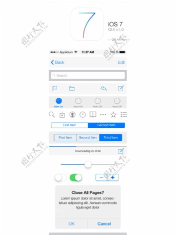 ios7界面图片