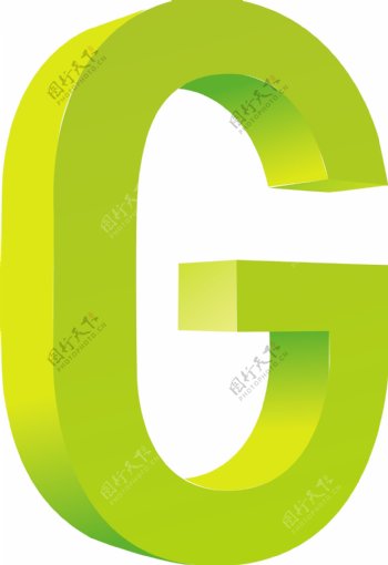 字母G图标素材