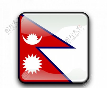 在尼泊尔的国旗广场