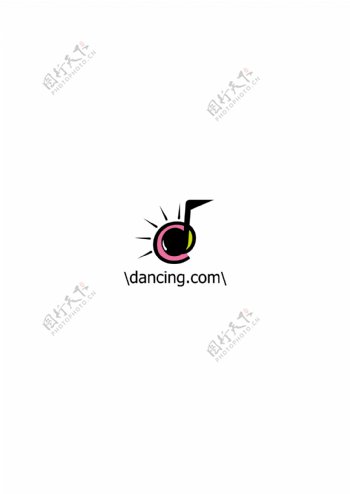 Dancingcomlogo设计欣赏Dancingcom音乐相关LOGO下载标志设计欣赏