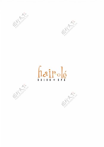 HairOlelogo设计欣赏HairOle宾馆业LOGO下载标志设计欣赏