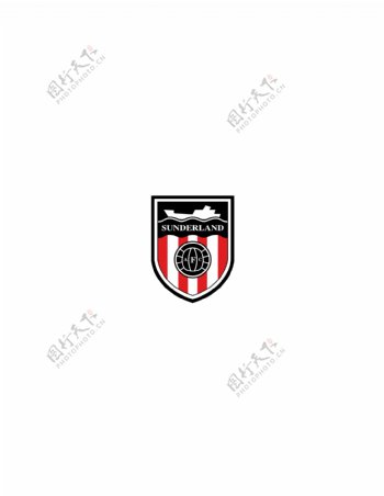 SunderlandAFClogo设计欣赏职业足球队标志SunderlandAFC下载标志设计欣赏