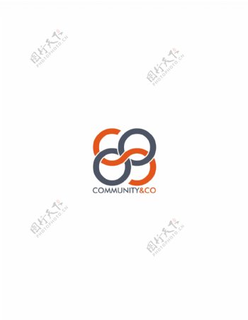CommunityandCologo设计欣赏CommunityandCo服饰品牌标志下载标志设计欣赏
