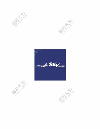 SkyEuropelogo设计欣赏SkyEurope航空标志下载标志设计欣赏