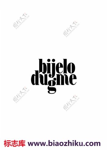 BijeloDugmelogo设计欣赏BijeloDugme乐队标志下载标志设计欣赏