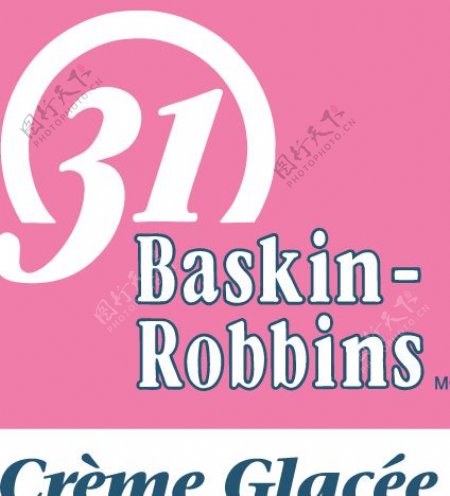 BaskinRobbins2logo设计欣赏巴斯金罗宾斯2标志设计欣赏