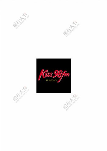 Kiss98FMlogo设计欣赏Kiss98FM下载标志设计欣赏