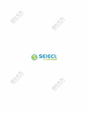 Selectlogo设计欣赏Select矢量汽车logo下载标志设计欣赏