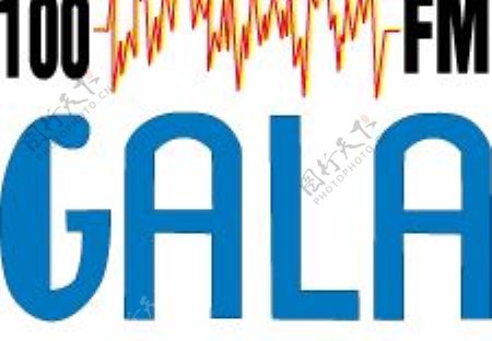 100FMGalaradiologo设计欣赏100FM嘎拉电台标志设计欣赏