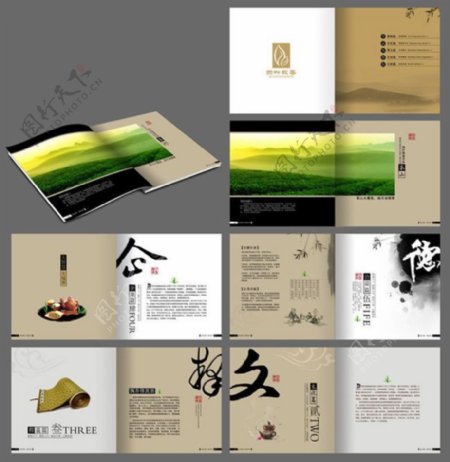 中国风画册设计图片PSD素材