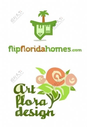 植物logo图片