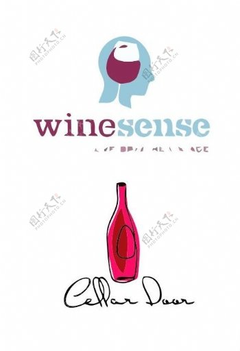 酒主题logo图片