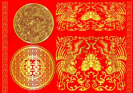中国古典图案矢量素材