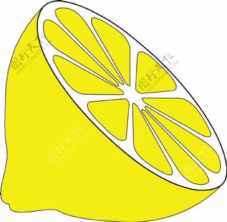 柠檬矢量素材