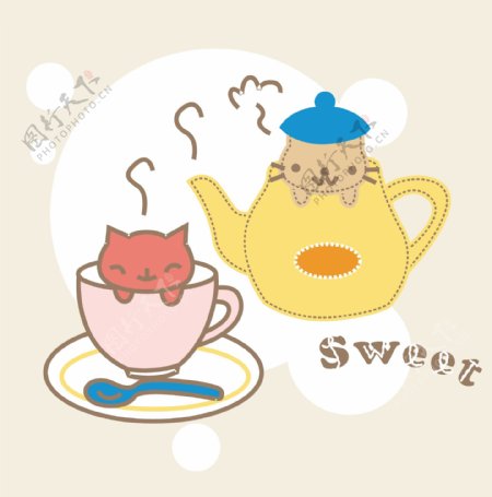 茶杯猫图片