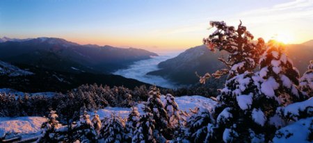 冬天雪景