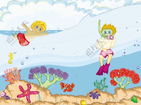 儿童梦想海底世界图片