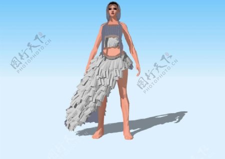 舞者3D模型