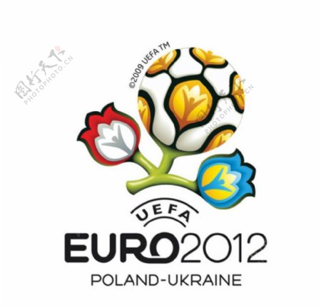 2012欧洲杯标志设计矢量素材