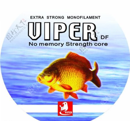viper鱼线标签图片