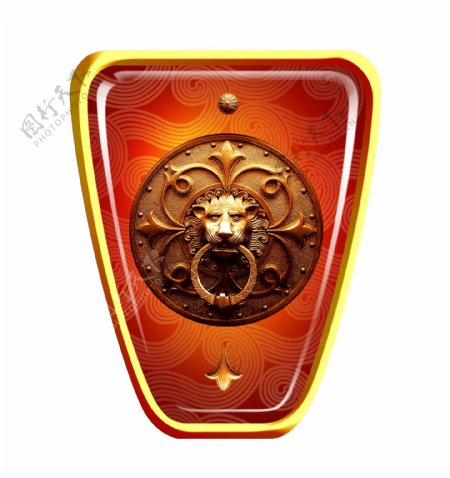 古典狮子企业标志设计