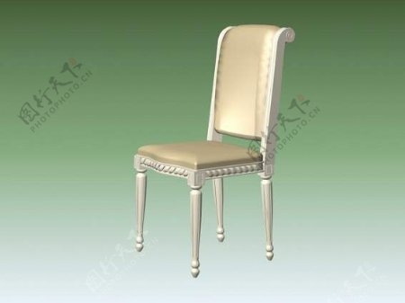欧式椅子3d模型家具模型134