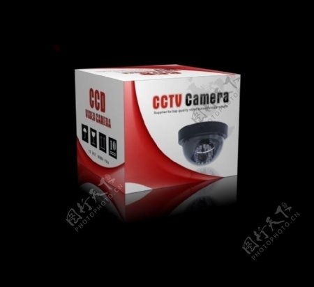 cctv照相机包装盒图片