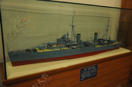 军舰模型图片