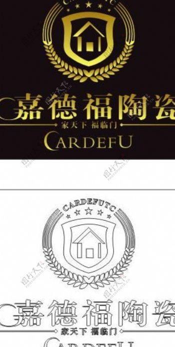 嘉德福陶瓷logo图片
