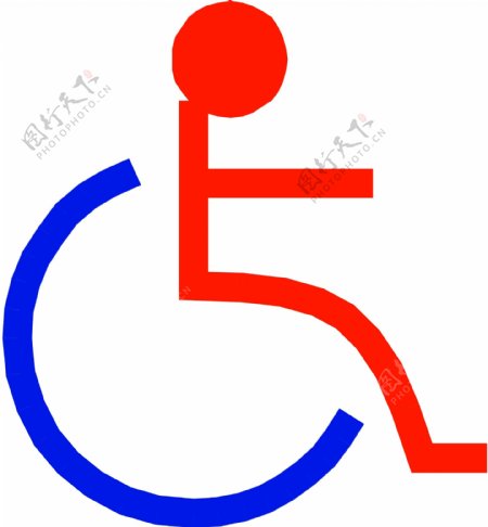 残疾人设施标识图片