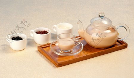 台式奶茶图片