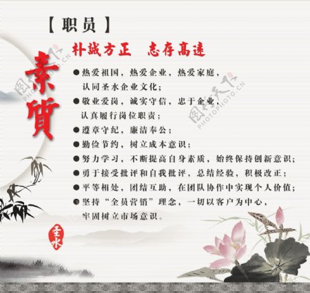 企业文化展板图片