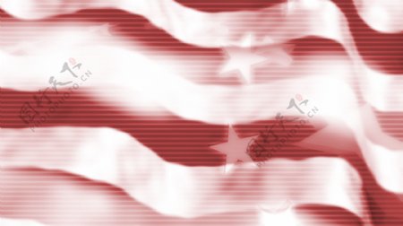 挥舞着美国国旗浮动恒星运动的背景视频免费下载