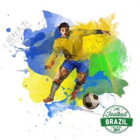 2014巴西世界杯矢量创意