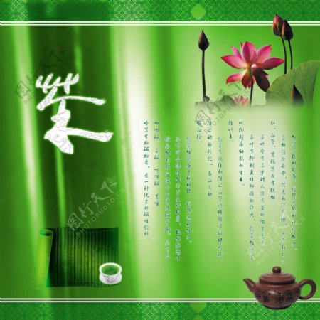 茶道茶文化封面图片