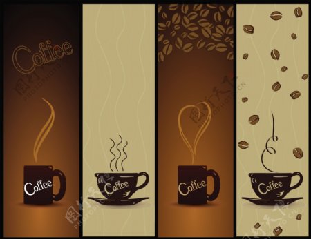咖啡banner01矢量素材